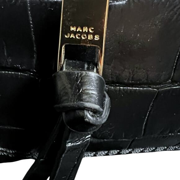 Marc Jacobs Mini Cruiser Crocodile-Embossed Leather Satchel Purse - $495 Retail - Picture 8 of 10